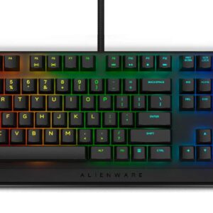 Alienware USB Low-Profile RGB Gaming Keyboard AW410K: Alienfx Per Key RGB LED - Cherry MX Brown Switches