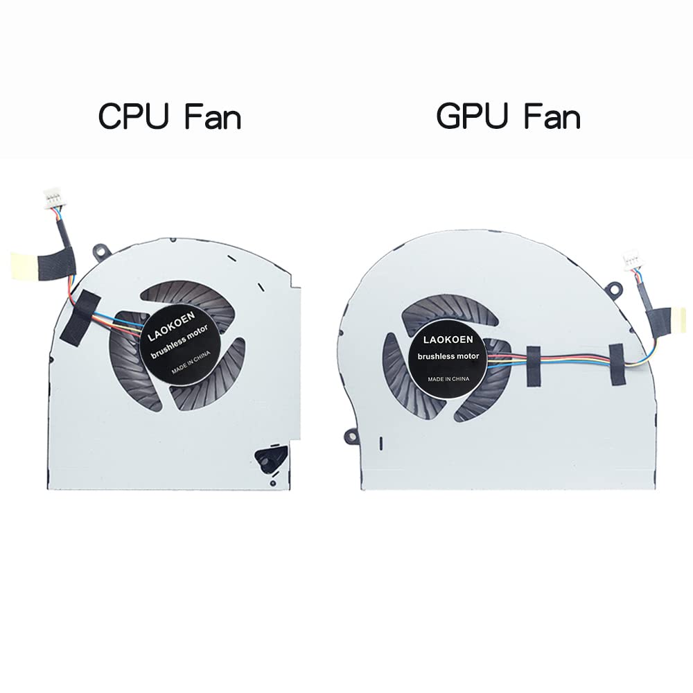 New Replacement Cooling Fans for Dell Alienware 17 R4 R5 P31E P31E001 Laptop MG75090V1-C060-S9A MG75090V1-C070-S9A Fan (4-Pin 4-Wire) 5V 0.4A