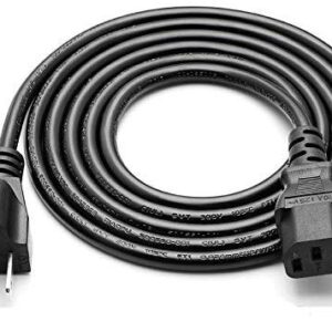 4Ft 3 Prong AC Power Cord Cable Fit for Dell Alienware 25 Gaming Monitor AW2518H AW2518HF NEMA 5-15P to IEC320C13