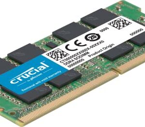 Crucial RAM 32GB Kit (2x16GB) DDR4 3200MHz CL22 (or 2933MHz or 2666MHz) Laptop Memory CT2K16G4SFRA32A