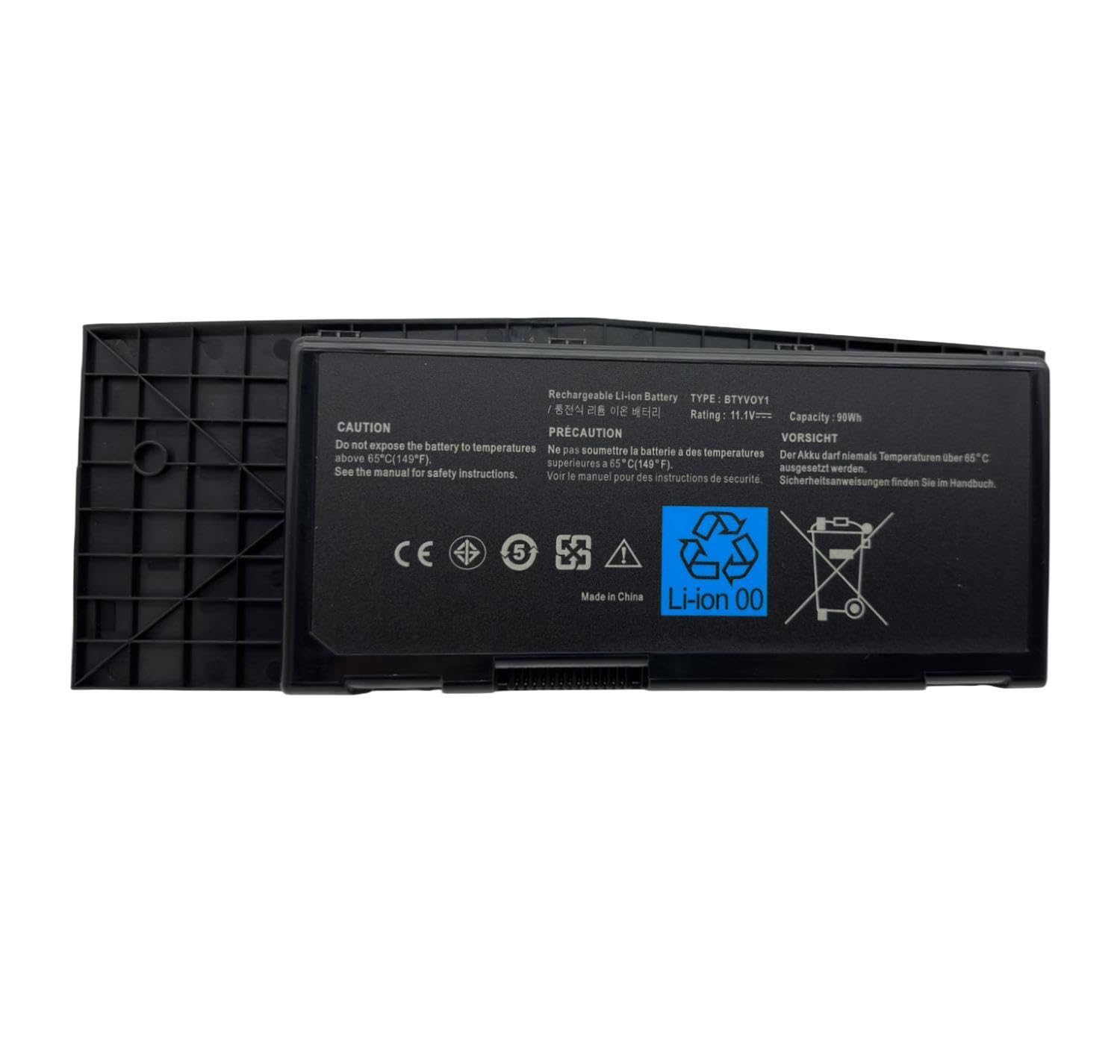 Yafda BTYV0Y1 Laptop Battery Replacement for Dell Alienware M17X R3 R4 C0C5M 0C0C5M 318-0397 7XC9N 05WP5W 5WP5W BTYVOY1