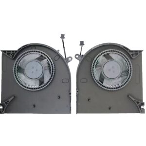 Replacement New Laptop CPU + GPU Cooling Fan for Dell Alienware M17 R3 M17R3 M17 R4 M17R4 P45E Series 0H5TYJ 0CNV63 073TYJ 0RGT35 FM7H FM7J EG50061S1-1C010-S9A EG50061S1-C060-S9A DC12V Fan