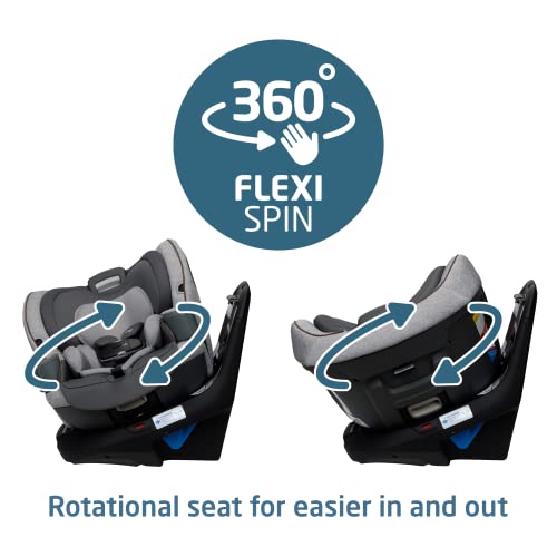 Maxi-Cosi Emme 360 Car Seat: Rotating Car Seat 360, All-in-One Convertible, Car Seat 360 Rotation, Swivel Car Seat in Urban Wonder