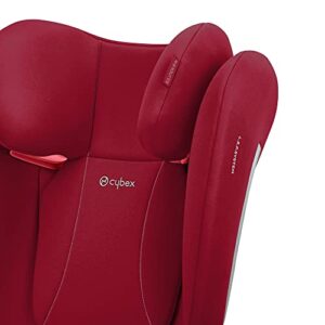 CYBEX Solution B-Fix High Back Booster Seat, Lightweight Booster Seat, Secure LATCH Installation, Linear Side Impact Protection, 12-Position Adjustable Headrest, for Kids 40-120 Lbs.