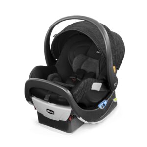 chicco fit2® infant and toddler car seat and base, rear-facing seat for infants and toddlers 4-35 lbs., compatible with chicco strollers, baby travel gear | staccato/black