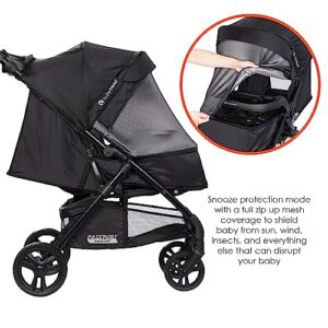 Baby Trend Passport Carriage Travel System DLX (with Ez-Lift Plus), Uptown Black