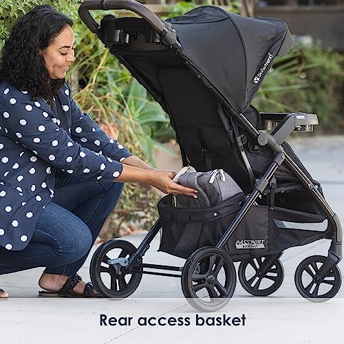 Baby Trend Passport Carriage Travel System DLX (with Ez-Lift Plus), Uptown Black