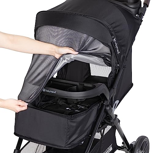 Baby Trend Passport Carriage Travel System DLX (with Ez-Lift Plus), Uptown Black