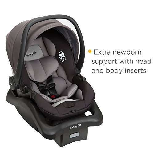 Safety 1st Smooth Ride Travel System Stroller and Car Seat OnBoard 35 LT - Efficient Infant Car Seat Stroller and Infant Car Seat and Stroller Combo, Black Cherry