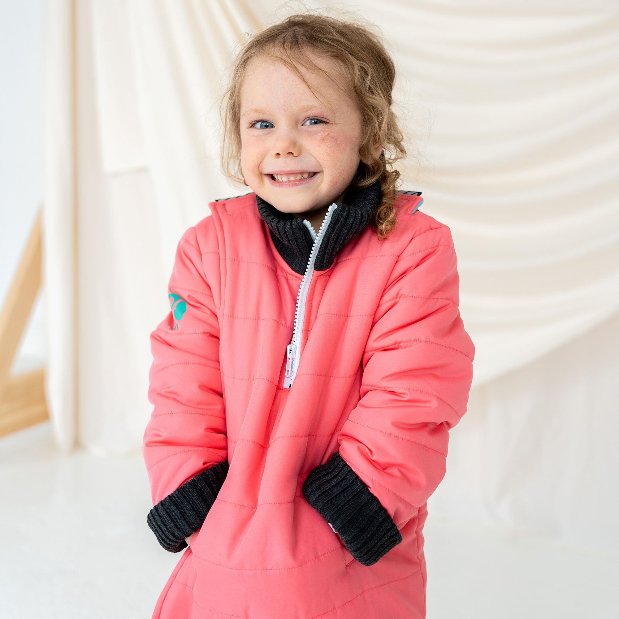 Buckle Me Baby Coats - Safer Car Seat Girls Winter Jacket - Collared Toastier Pinkerbell Toastier - Size 12 Months - As Seen On Shark Tank