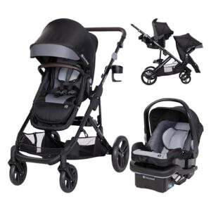 baby trend morph single to double modular travel system, black