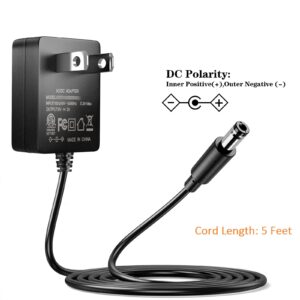 SoulBay 5V 2A Power Supply Adapter 10W AC100-240V to DC 5 Volt 2Amp Versatile Charger Cord with 8 Plugs for USB Hub TV Box Tablet Camera Speaker GPS Webcam Router and More 5vdc Electronics, 5FT