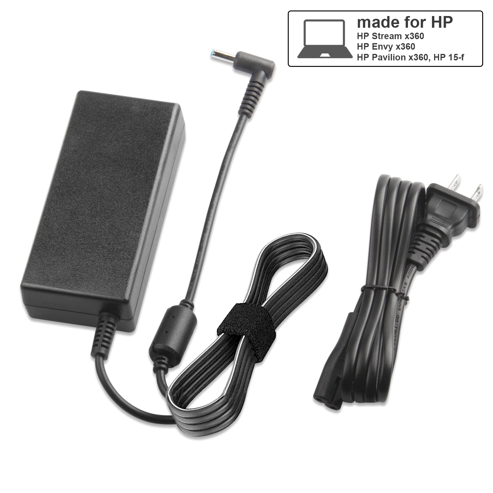 AC Doctor INC 19.5V 2.31A 45W AC Adapter Charger for HP Pavilion 11 13 15 X360 M3 elitebook Folio 1040 G1 G2 G3 touchsmart 11 13 15 Spectre ultrabook(Only Compatible with Blue Tip : 4.5 X 3mm)