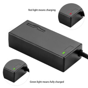 Cupinyo 42V 2A Universal Charger 1 Prong for 36V Lithium Battery Compatible with Most Brands with 5.5mm DC Plug