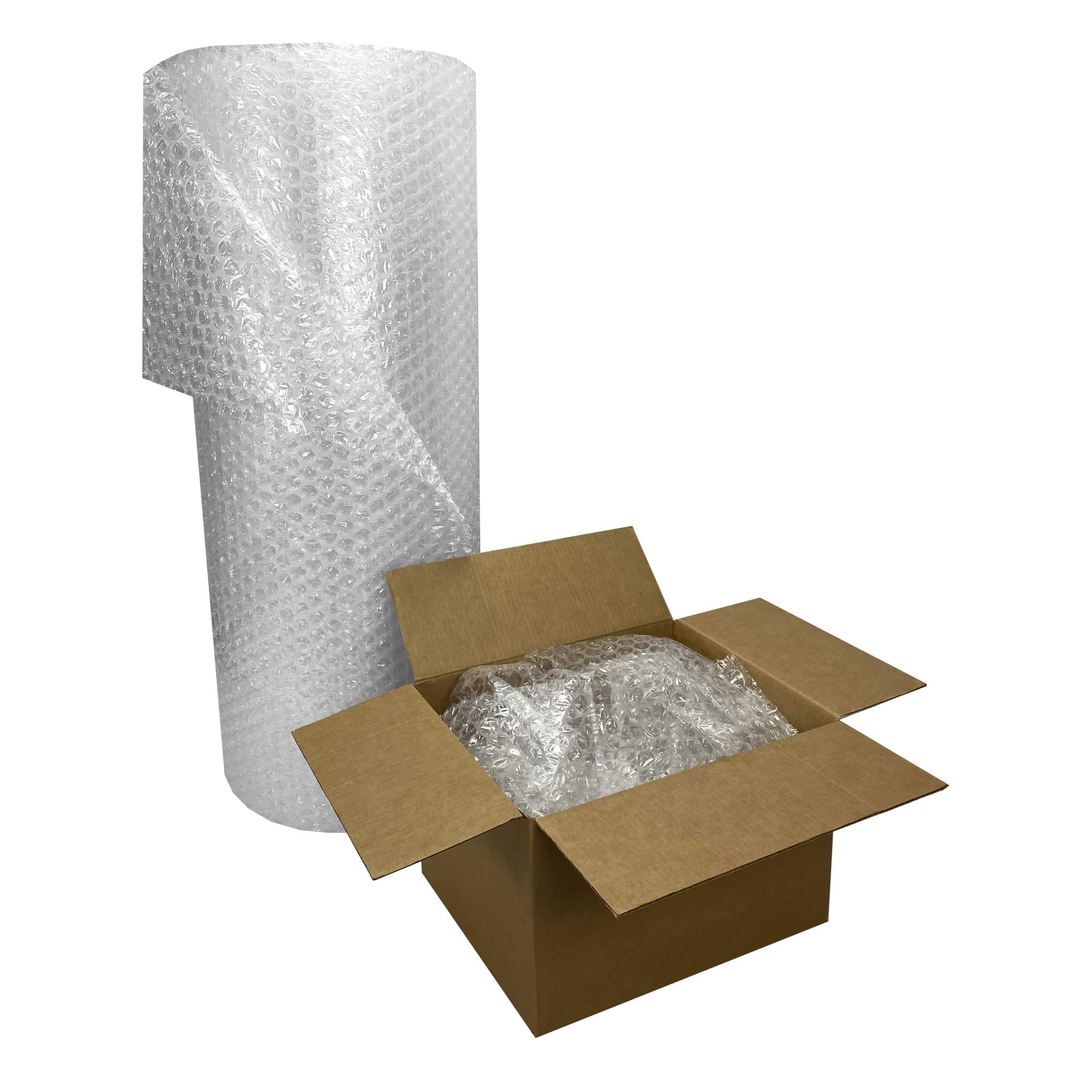 Bubble Roll Wrap 48" Wide x 65' Large Bubbles 1/2" Perforated 12"