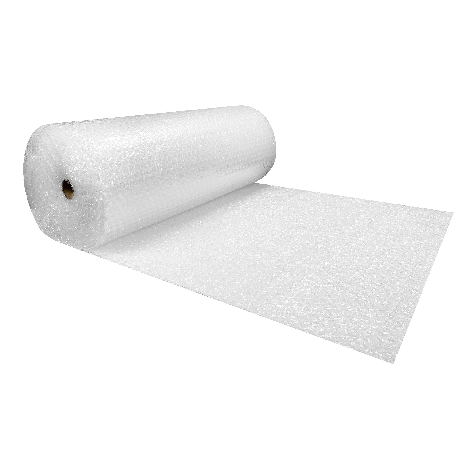 uBoxes Medium Bubble Cushioning Roll 48" Wide x 100 ft - Medium Bubbles 5/16", Clear, (BUBBMED48100)