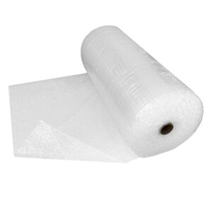 uBoxes Medium Bubble Cushioning Roll 48" Wide x 100 ft - Medium Bubbles 5/16", Clear, (BUBBMED48100)