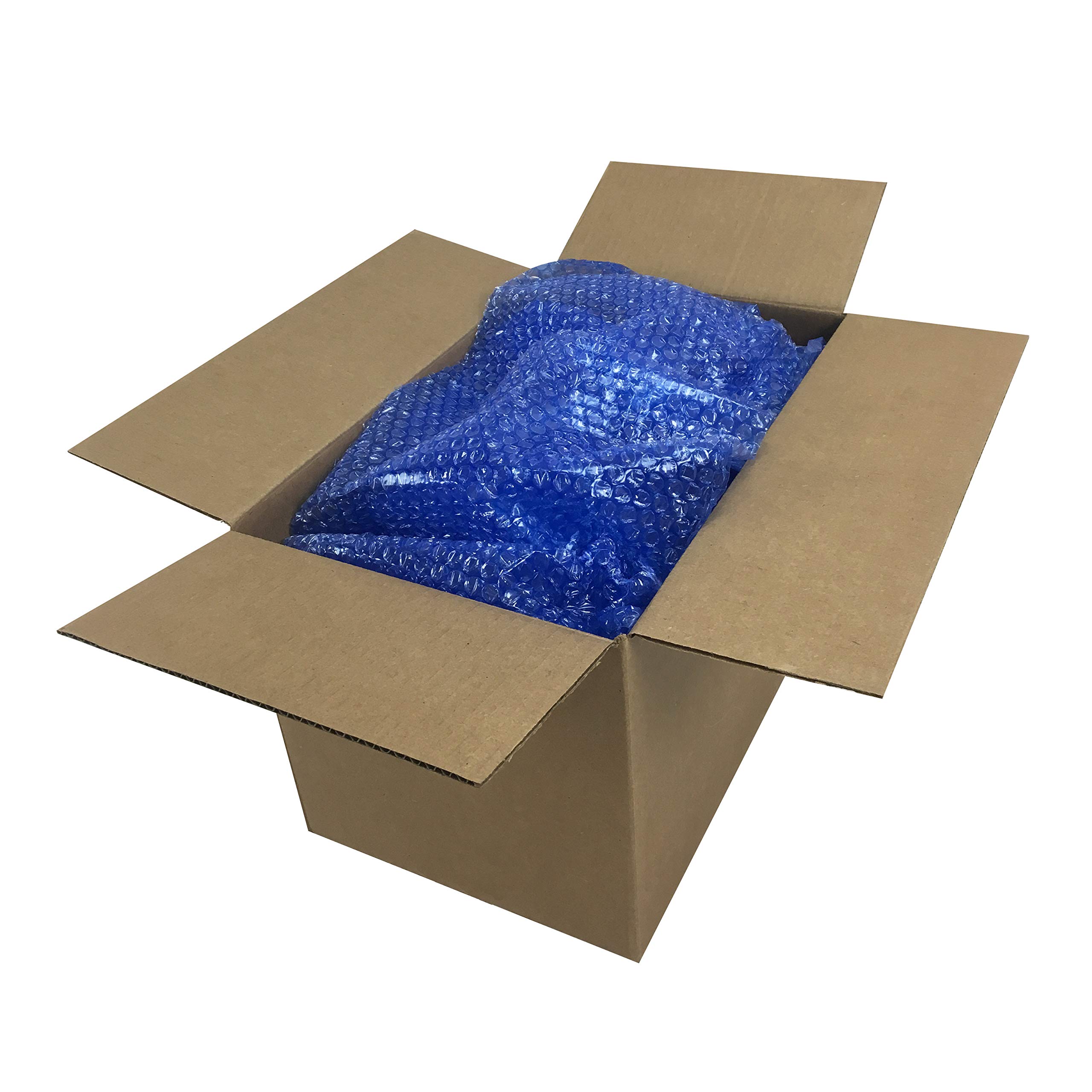 Uboxes 30-Feet Roll Blue Bubble Small 3/16" Wrap x 12" Wide (BUBBSMA30BLU)