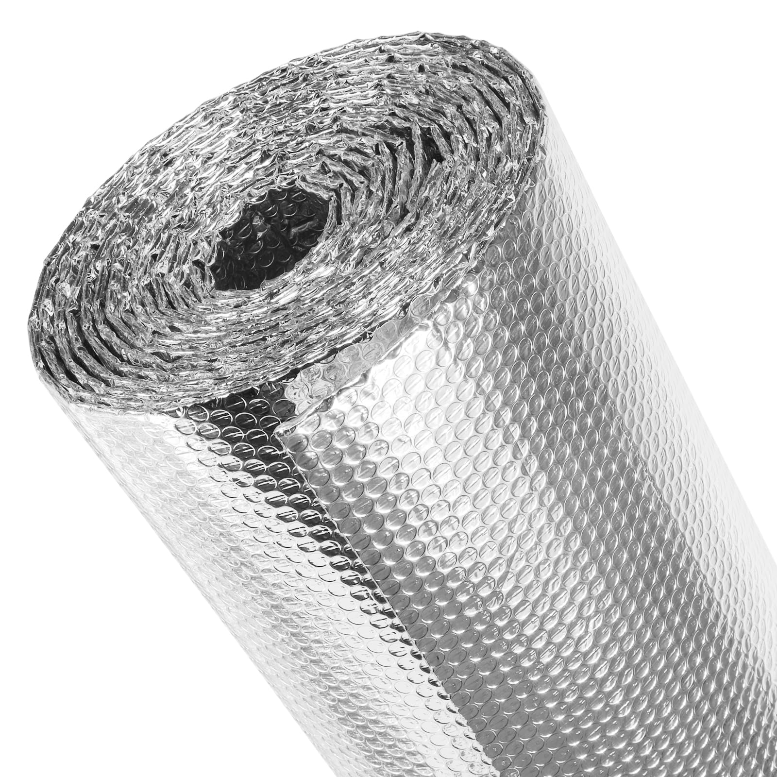 fowong Reflective Insulation Roll, 23.6" x 10 Ft Window Insulation for Summer Heat, Aluminum Foil Bubble Insulation Foam, Window Insulation Kit Radiant Barrier for RV Thermal Heat Shield