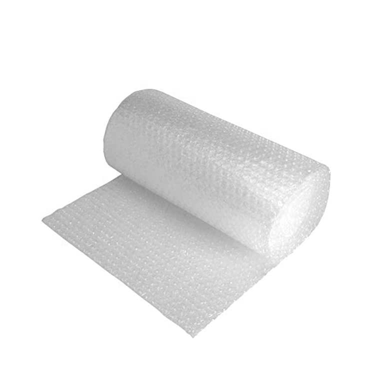 Mighty Gadget Bubble Cushioning Wrap Rolls, 3/16" x 12" x 20' ft, Perforated Every 12" for Packaging, Shipping, Mailing (Clear White)