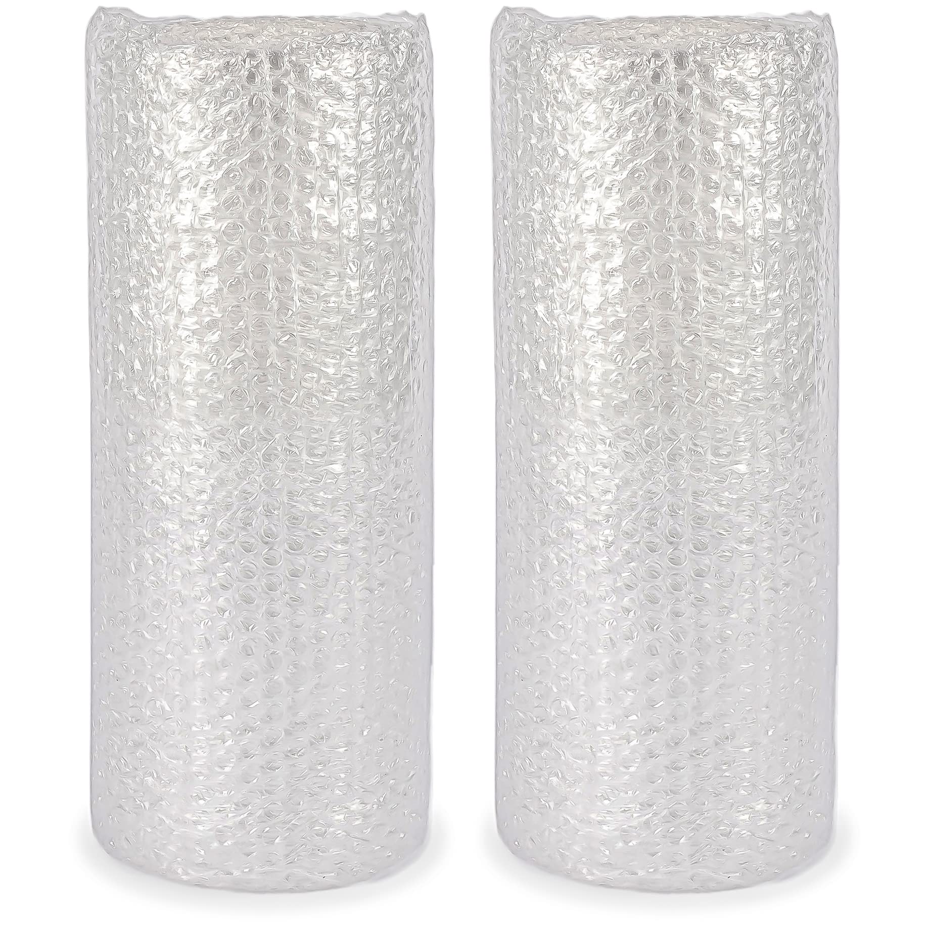 SteadMax 2 Pack Bubble Cushioning Wrap Rolls, 12” x 20’ Total, 3/16” Bubbles, Perforated Every 12”, Packing, Shipping, Moving Supplies (Pack of 2)