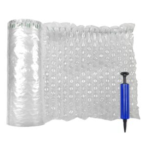 innovative haus 16 inch x 72 feet inflatable bubble cushioning wrap with free pump - air pillows for shipping - column wrap for heavy duty packing and shipping packaging