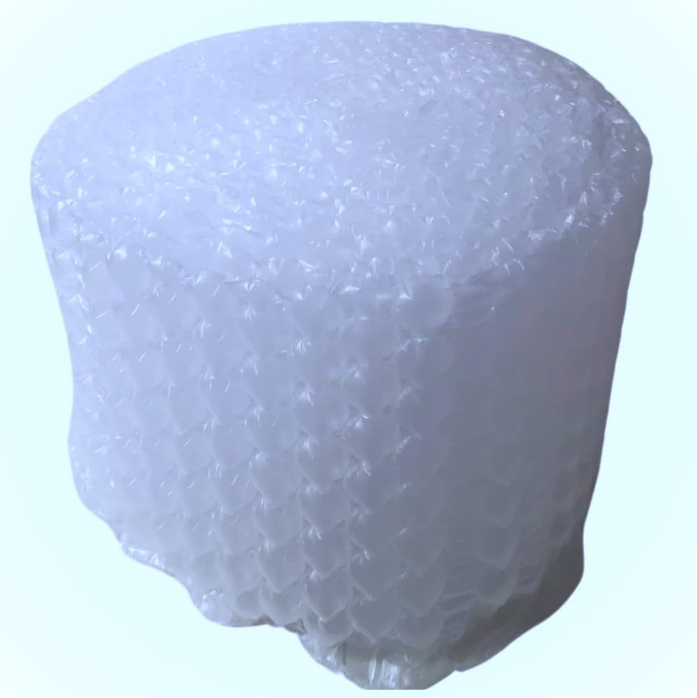 Welcoming Hands Heavy duty Cushioning Bubble Wrap for Moving & Shipping- Dual Side Bubble Cushion, 50 FT Bubble Packing Wrap for Maximum Protection -Bubble Roll Moving Supplies, Perforated at 12 IN