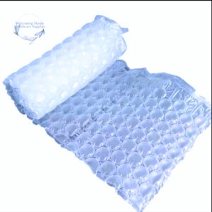 Welcoming Hands Heavy duty Cushioning Bubble Wrap for Moving & Shipping- Dual Side Bubble Cushion, 50 FT Bubble Packing Wrap for Maximum Protection -Bubble Roll Moving Supplies, Perforated at 12 IN