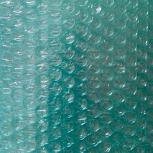 Bubblefast! 1 Roll of 150' x 12" Small (3/16") Green Bubble Cushioning Wrap made from Recycled Materials 150 sq ft total