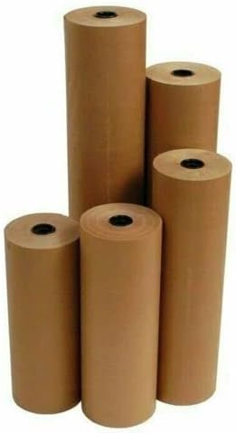 18" 30# 1200' Brown Kraft Paper Roll Shipping Wrapping Cushioning Void Fill