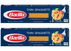 barilla thin spaghetti - 16 fl oz (pack of 2)