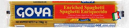 Goya Foods Spaghetti Pasta, 7-Ounce (Pack of 20)