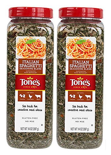 Tone's Italian Spaghetti Seasoning Blend (14 Ounce) (Pack of 2)