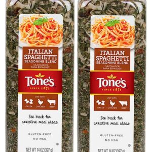 Tone's Italian Spaghetti Seasoning Blend (14 Ounce) (Pack of 2)