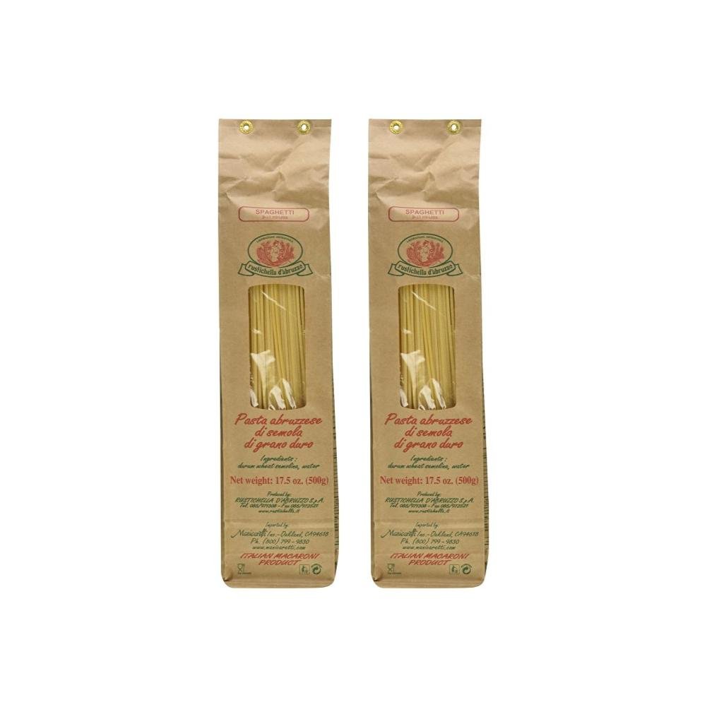 Rustichella D'Abruzzo, Spaghetti, 500g (Pack of 2)