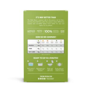 The Only Bean - Edamame Pasta (Spaghetti) - Gluten Free Pasta, Keto Low Carb Pasta Noodles, High Protein Pasta, Organic Healthy Noodles, Edamame Pasta, Edamame Noodles, Vegan Pasta - 8 oz (6 Pack)