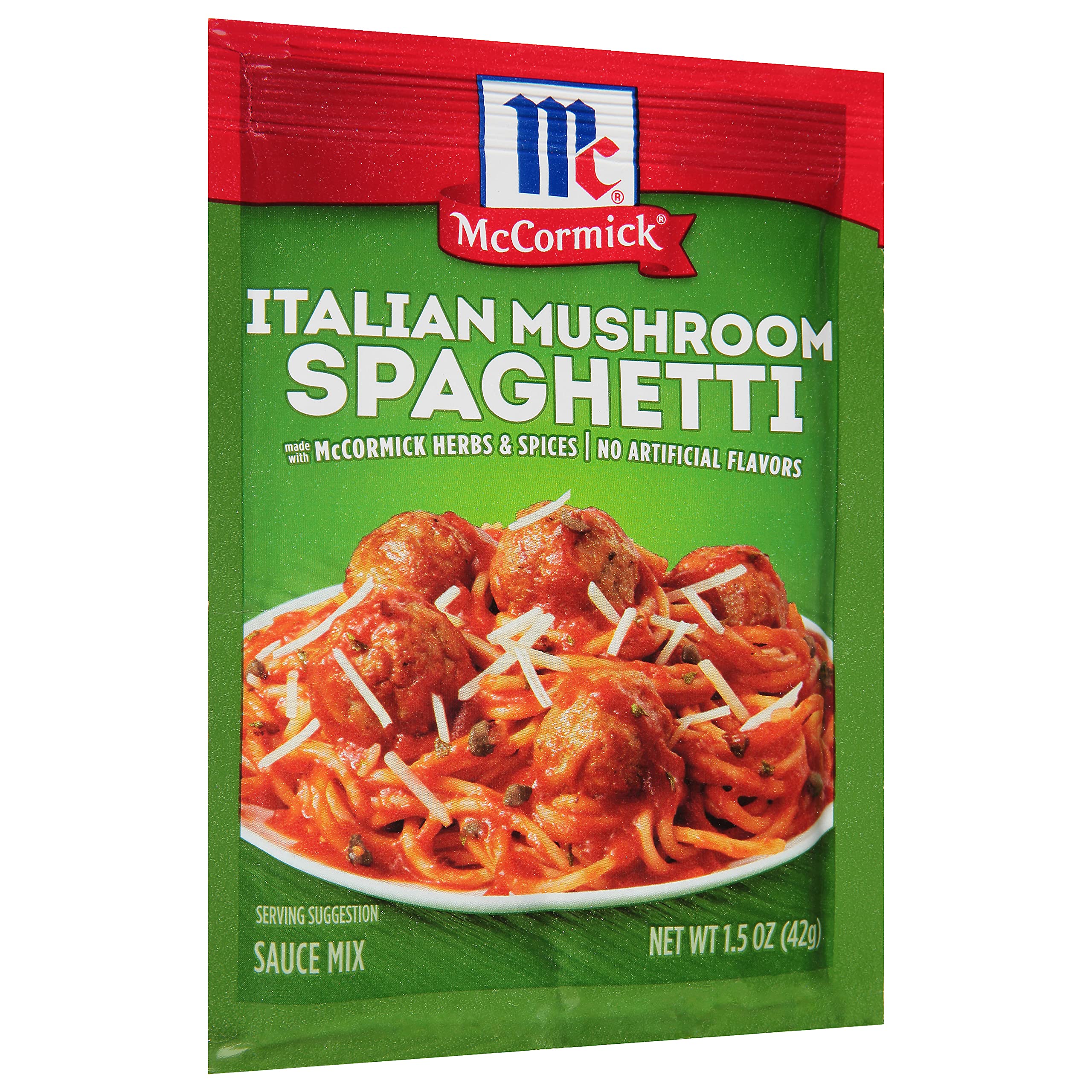 McCormick Italian Mushroom Spaghetti Sauce Mix, 1.5 oz (Pack of 12)