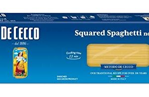 De Cecco Semolina Pasta, Square Spaghetti, 1 Lb