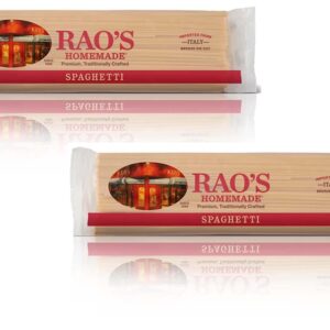 Rao's Homemade Premium, Traditionally Crafted Spaghetti 16oz 454g (Two Bags)