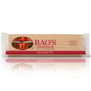 Rao's Homemade Premium, Traditionally Crafted Spaghetti 16oz 454g (Two Bags)