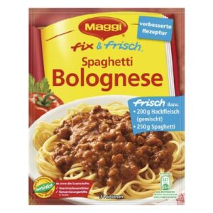 maggi fix & fresh spaghetti bolognese (spaghetti bolognese) (pack of 4)