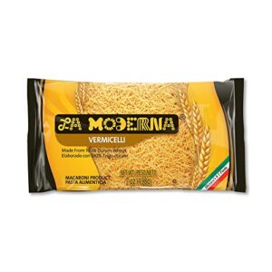 la moderna vermicelli pasta, noodles, durum wheat, protein, fiber, vitamins, 7 oz