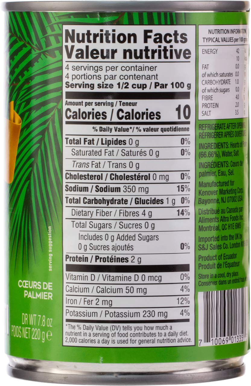 Gefen, Hearts of Palm Spaghetti Noodles, 14oz (4 Pack) Gluten Free & Low Carb Pasta