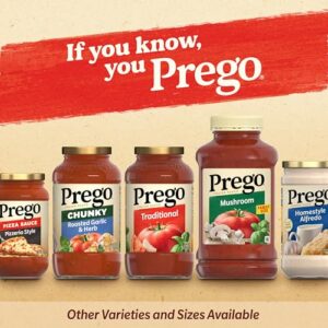 Prego Traditional Lower Sodium Pasta Sauce, 23.5 Oz Jar