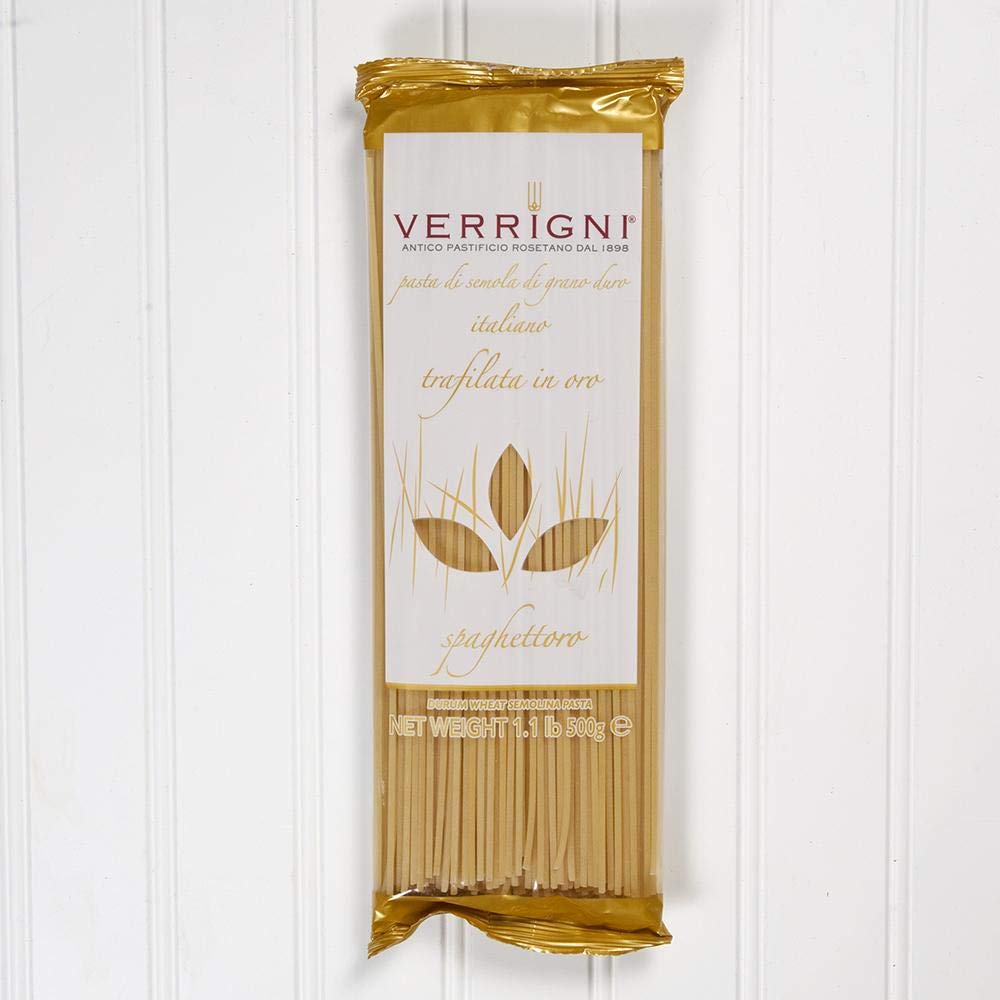 2 Pack - Verrigni Gold die cut spaghetti - 1.1 lbs. each