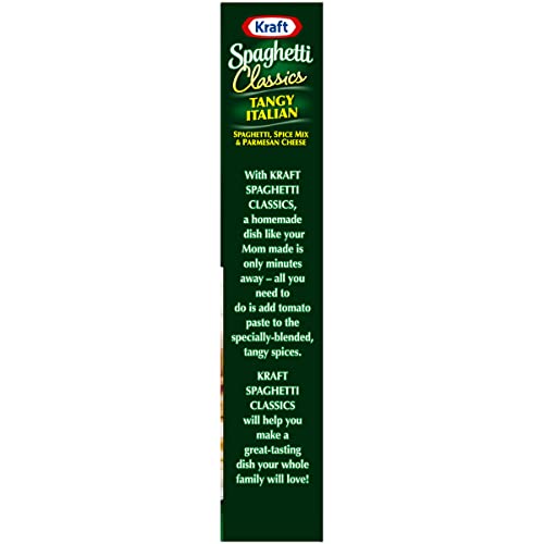 Kraft Tangy Italian Spaghetti Spice Mix & Parm - 8 Ounce (Pack of 3)