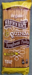 trader joe's brown rice & quinoa spaghetti pasta 16 oz (pack of 2)