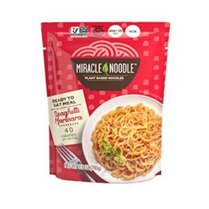 Miracle Noodle Ready-to-Eat Meal Spaghetti Marinara, 0.56 lb