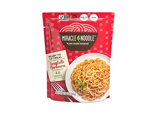 Miracle Noodle Ready-to-Eat Meal Spaghetti Marinara, 0.56 lb