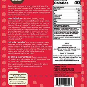 Miracle Noodle Ready-to-Eat Meal Spaghetti Marinara, 0.56 lb